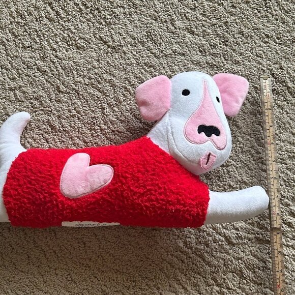 Dog Shaped Throw Pillow (or Dog Toy) w/Heart Sweater BRAND NEW - Picture 5 of 7